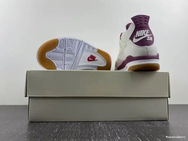MaikeSneakers x Jordan 4 Sapphire DR5415-102 Red SB 0529